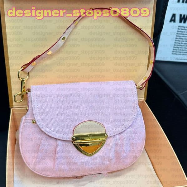 Denim Bag luxury bag Vintage Designer Shoulder Bag Women Tote Bags Handbag travel bag Flower Underarm Bag Print Purse evening bag