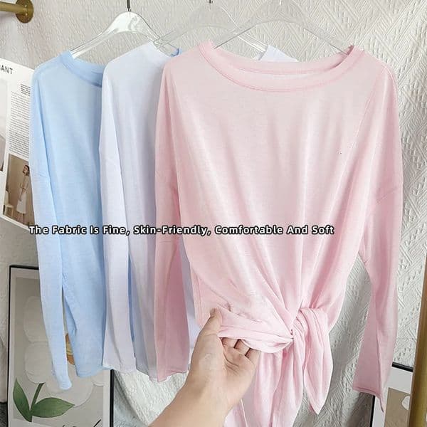 Womens Yoga Shirts Sports Tops Long Sleeve Oneck Breathable Running Shirt Loose Fitness Clothes Gym Sportwear Pilates Tshirts 260408BJ