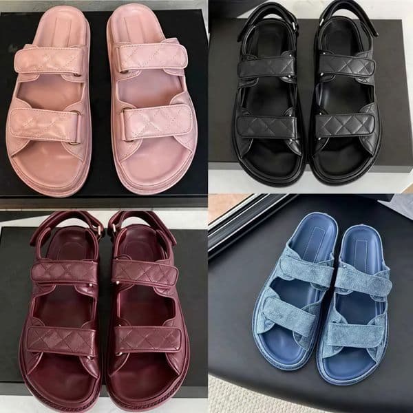 Designer Sandals Fashion Summer Slippers Luxury womens sliders casual shoes platform beach Outdoor with 35 -42