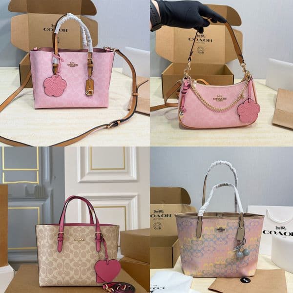 12A 1:1 copy pink tabby bag Designer Bags 2026 Trends handbag crossbody bag designer purse chain bag shoulder bag for women luxury bag purse bag coacher laurel
