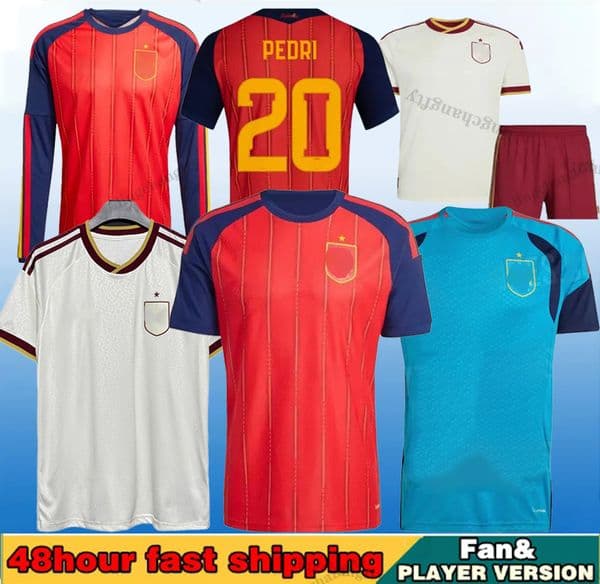 2026 World Cup Kit Spain Jersey Kids LAMINE YAMAL Soccer Jerseys PEDRI Carvajal Football Shirts WILLIAMS JR MERINO RODRIGO OLMO OYARZABAL camiseta espana mundial