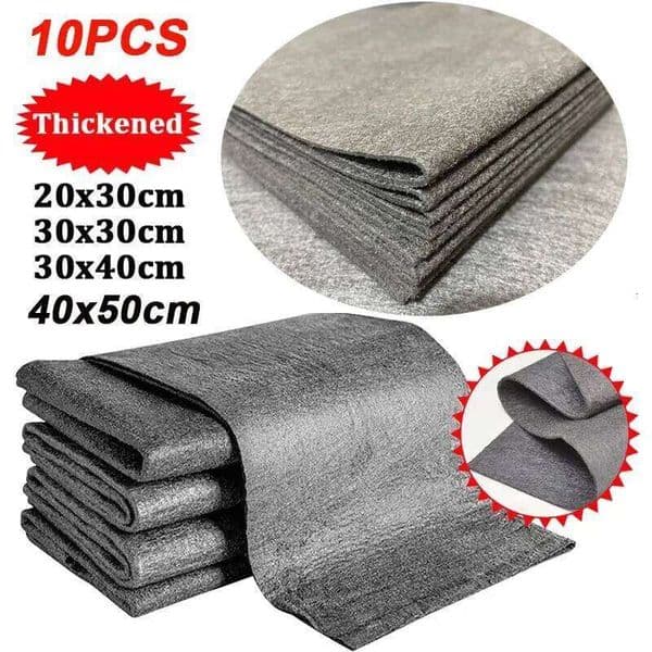 10PCS Thickened Magic Microfiber Glass Windows Streak Free Reusable All-Purpose Cleaning Cloth 26Y0409