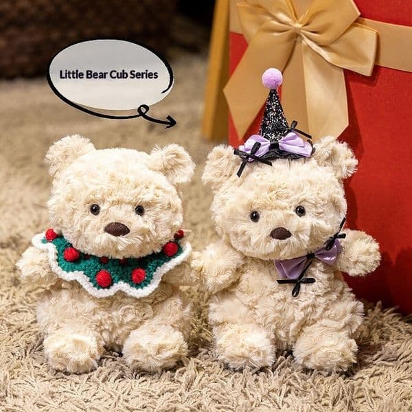 Christmas JCT Bear Plush Toy Halloween Hat Bear Doll Cute Festival Gift for Girls Wholesale