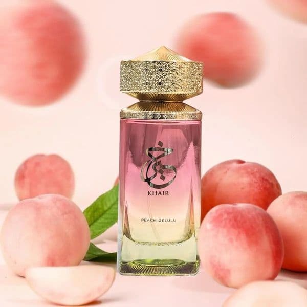 Paris Corner Khair Peach Delulu Eau de Parfum for Women 34 Fl Oz Sophisticated Gourmand Perfume with Nectarine Gu 260409