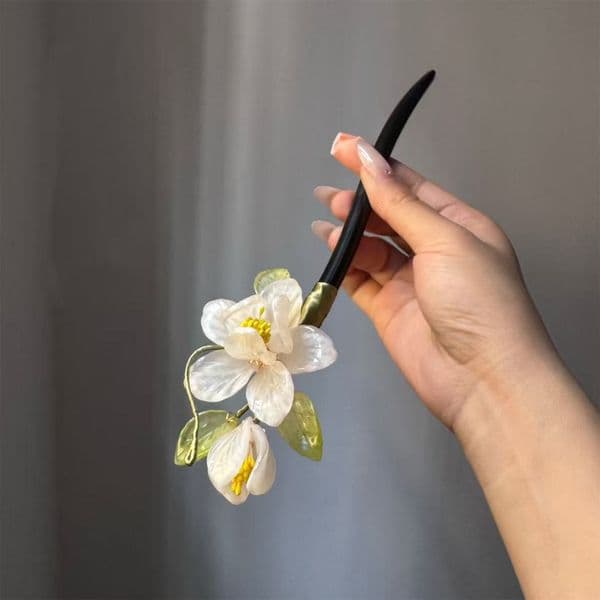 Bestseller Gardenia Ancient Chinese National Style Cheongsam Versatile Daily Hairpin Simple Hair Accessory Ddmyhappy