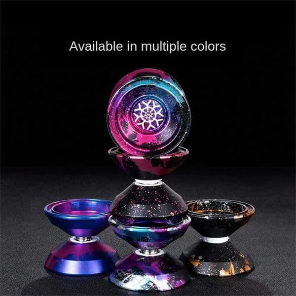 Fashion 10 Ball Bearing Metal Yoyo Alloy Aluminum High Speed Yo Toys Professional Spinning String Yoyo Ball 1A/3/5A X260410