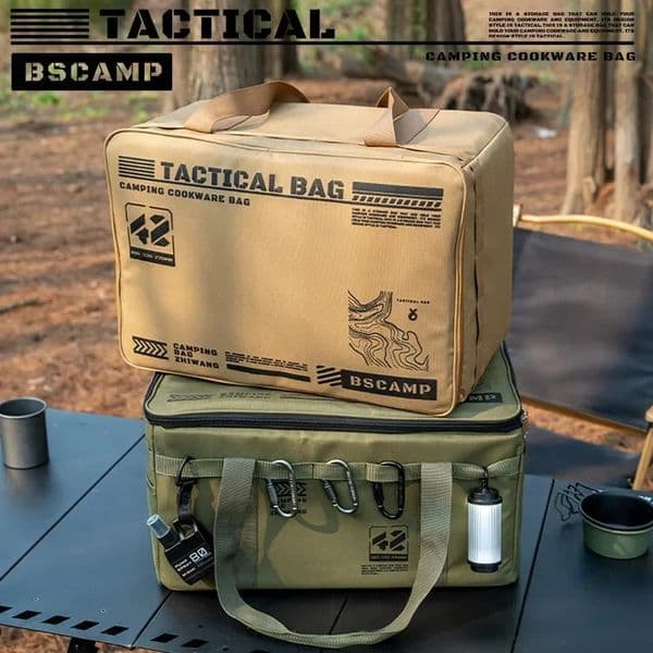 3042L Tactical Camping Storage Bag Insulated Folding Box for Picnic Tableware Field Equipment Waterproof 260410