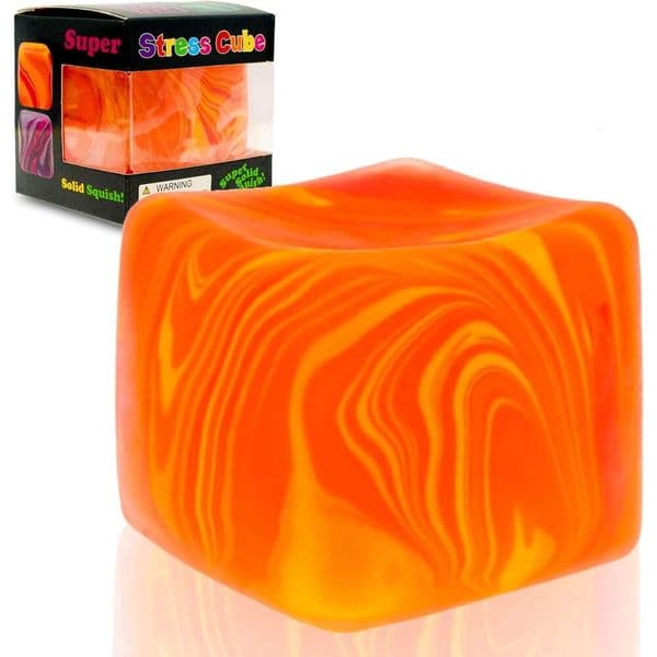 Slow Rising Cube , Dough Stress Balls Soft Fidget Squishy Anxiety Relief, Pull Stretch Classroom Prize Party Favors Toys for Kids 5bb