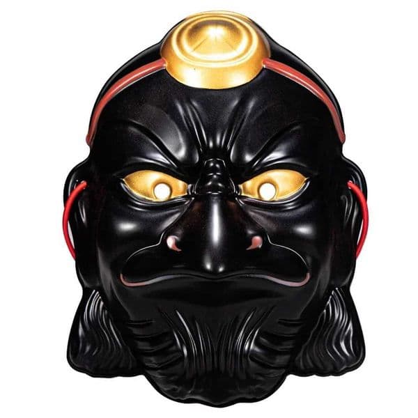 Japanese Style Mask Cosplay Party Mask Halloween Crazy Face Mask Plastic Material Wearable Clothing L260526