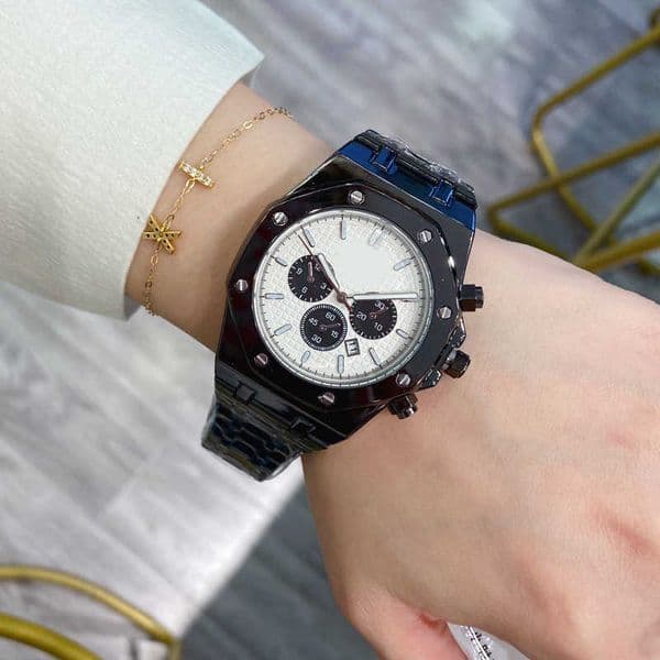 Luxury watches, high-quality watches Mens Quartz A Luminous Calendar Steel Band