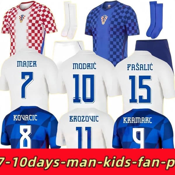 26 World Cup Croatia jersey 2027 Natioal Team MODRIC KOVACIC PASALIC PERISIC croatia world cup 2026 Men Women Fans player Football Shirt Kids Set top quality