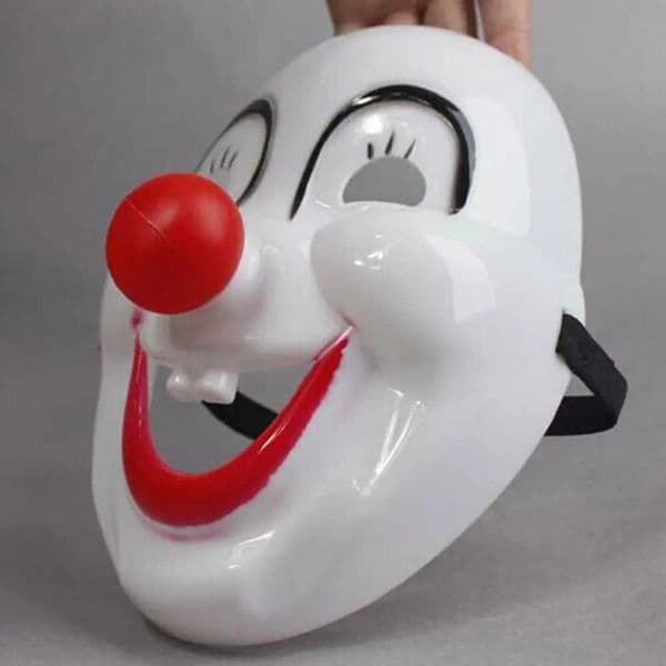 Halloween Funny Fancy Dress Party Mask Red Nose Clown Masquerade Mascaras Masks L260526