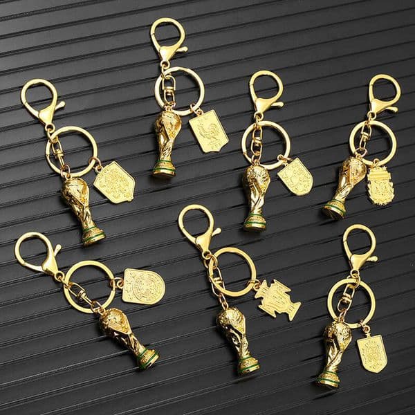 2026 World Cup Golden Trophy Keychain Football Match Peripheral Celebration Supplies Z260505