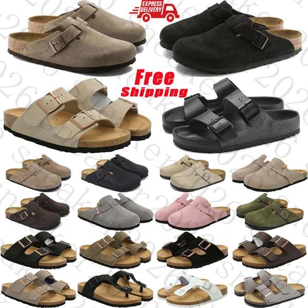 Free Shipping with box Designer birkenstockksandal men women birkenstockkclogs berkinstok sandals birken stocks summer slippers sliders shoes mules