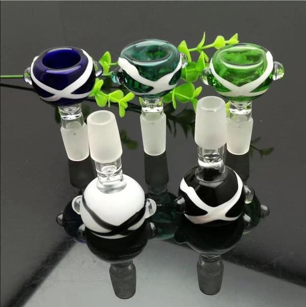 Smoking Pipes Aeecssories Glass Hookahs Bongs Colored glass bubble head