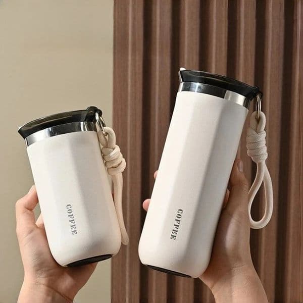 Vacuum Coffee Tumbler 350ml Stainless Steel Thermal Mug Leakproof with Handle for Travel water term Thermo bottle thermos cup 260410