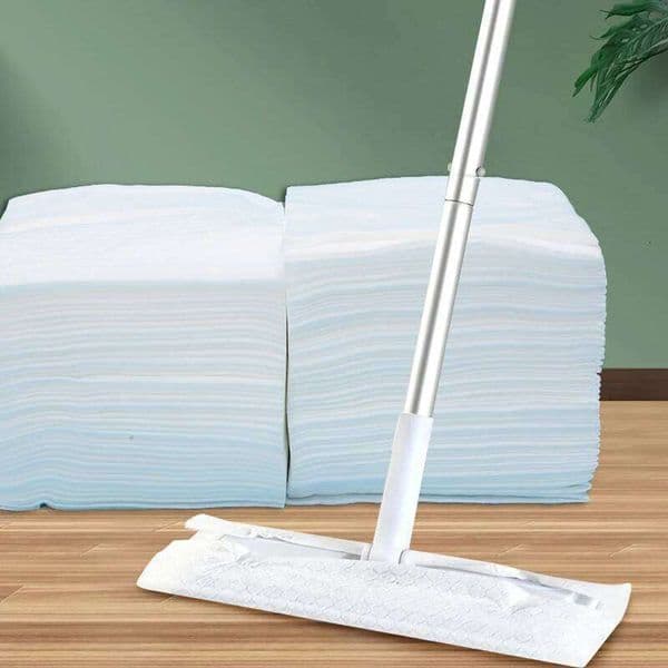 1 Pack Dust Removal Paper, Disposable Mopping Cloth Floor Cleaning, For Pet Hair Mopping, Mop Replacement Cloth, Dry Sweepin 26Y0410