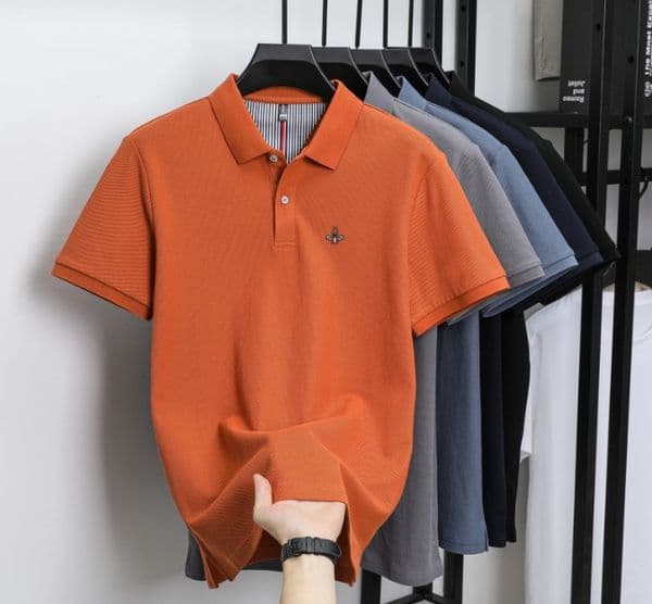 Fashion Luxury Designer Mens Embroidered Polo Shirts Summer Short Sleeve Shirt Luxury Top Casual Lapel T-shirt Breathable Lightweight T Shirt
