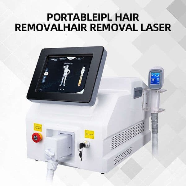 Best Quality Powerful & Effective Diode Laser 808Nm Hair Removal Portable Depilation Instrument Single Handle 10 Inch Screen Big Spot Size Painless Hair Remover Salo