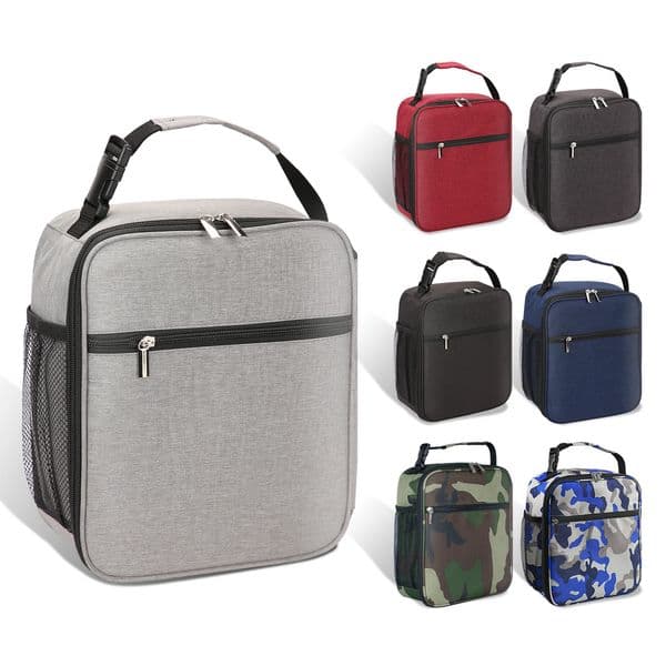 Lunch Bag Thermal Insulation Box Storage Handbag Solid Color Multifunctional Kid School Bags Picnic Food Pouch 260410