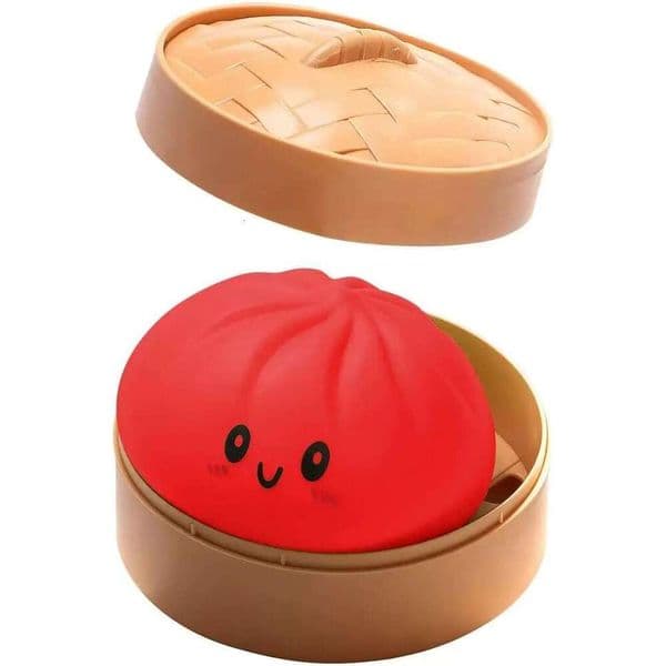Mystery Dumpling Squishy Stress Balls Fidget Sensory Toy Soft Squeeze Decompression Dough red b00
