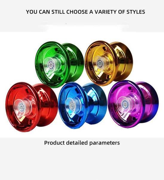 Children Beginners Professional Aluminum Metal Yoyo Ball Competitive Yoyoball Adult Kids Yoyoyoball with Accessories X260410
