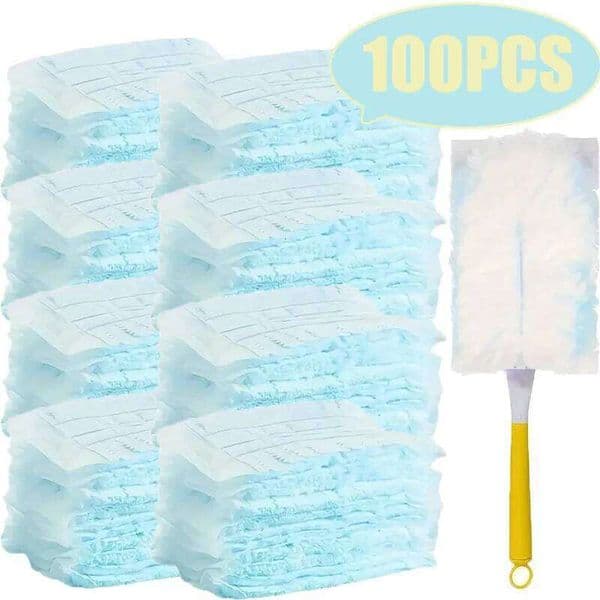 Disposable Refills Handle Replacement Heads Duster Cloths Effortless Dust Removal for Furniture Car Surface Clean Tool 26Y0410