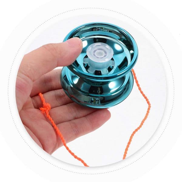 1 set Beginner Alloy String For Kids Smooth Fingertip Plaything Unresponsive Yoyo Small Metal Yo-Yo Outdoor Hand-Eye X260410