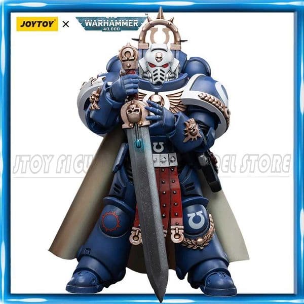 JOYTOY 40K 1/18 Action Figures Ultramarines Primaris Captain Anime Figures Toys Collection Model X260410