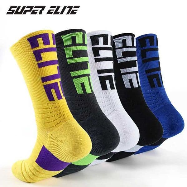 Sport Sock Cycling Basketball Running 2019 Mtb Pro Sports Socks Man Black Trend Long Hiking Damping Men Athletic L260510