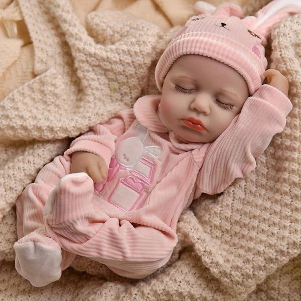 16 Inch 40cm Loulou Full Body Soft Vinyl Girl Reborn Baby Doll Lifelike Bebe Reborn Doll Toys istic Baby Doll Toys 260407BJ