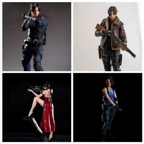 Biohazard Resident Evil Ada Wong Jill Valentine Leon S Kennedy Anime Figure Model Statue Gk Toys Birthday Gifts X260410