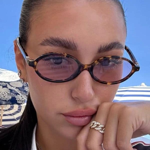 Vintage Small Oval Leopard Black Sunglasses for Women New Fashion Brand Gradient Elegant Y2K Sun Glasses Ladies Hip Hop Shades