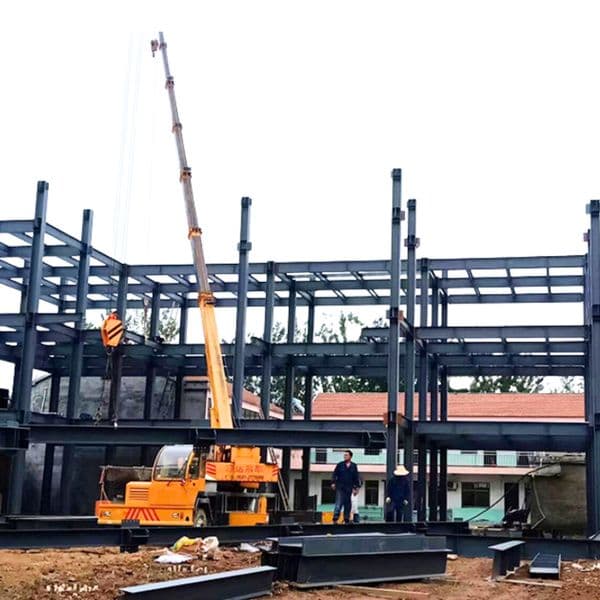 Steel Structure Carport & Canopy Outdoor Sunshade & Rain Shelter Custom Curved Steel Structure Community & Factory Supporting Facility