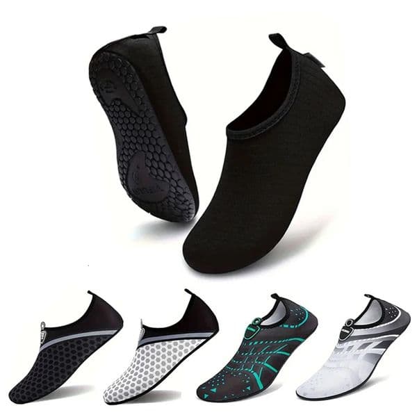 1Pair Quick Drying Water Shoes Non-Slip Breathable Summer Aqua Beach Sandal Flat Shoe Seaside Slipper For Men Women Creek Shoes 260407BJ