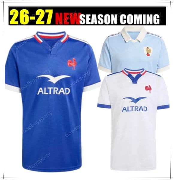 2026 27 new FRENCH Rugby Jerseys Maillot de BOLN shirt Men size WOMEN KID KITS enfant HOMMES FEMME SPORT