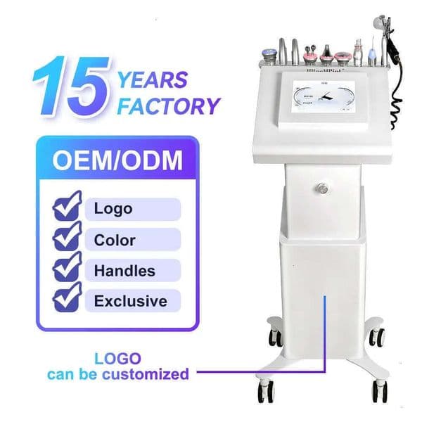 Best Quality Professional 9 IN 1 Aqua Peel Beautygen Oxygen Face Machine Micro-Electric Face Lifting Deeply Cleaning Skin Beauty Device For Face Use