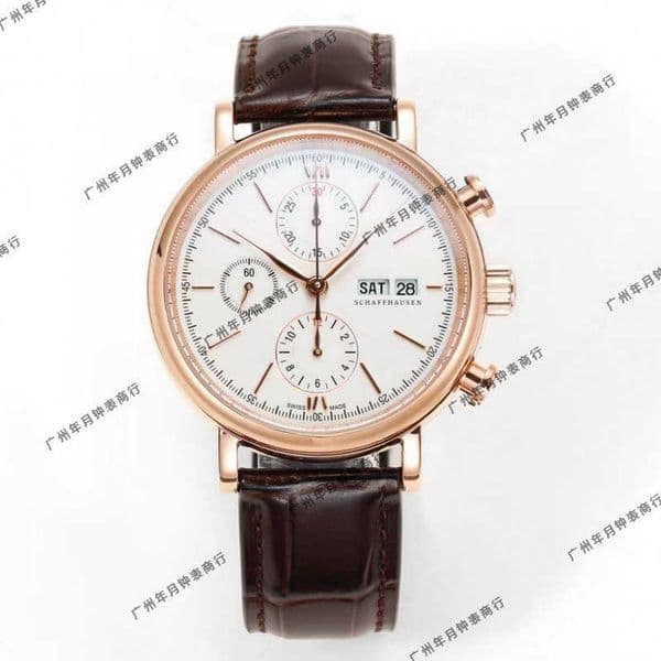 Luxury watches, high-quality watches Mens Automatic Mechanical Wanpai PU7 Wave Fino Six-Hand Chronograph Wristwatch