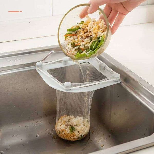 30PCS Triangle Drainage Rack Sink Leftovers Disposable Soup Separation Filter Net Bag Kitchen Supplies