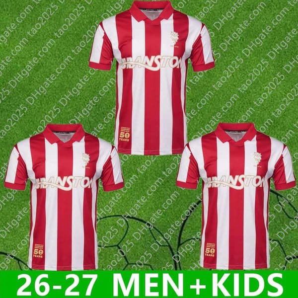 1975-76 Anniversary S-4XL Lincoln City 26 27 Soccer Jerseys 2026 2027 COLLINS MOYLAN BAYLISS THORN RING Football Shirts Men Kids kits 50th