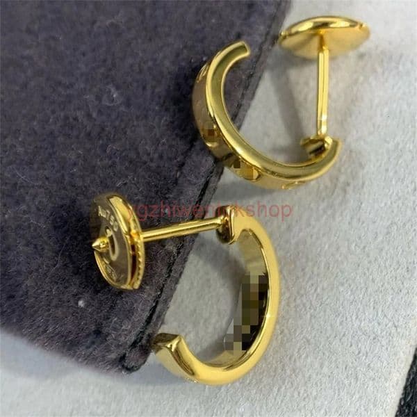 designer earrings carter love earring cartire Classic screw stud glossy surface with diamond inlay exquisite round cartiierr cartiiers