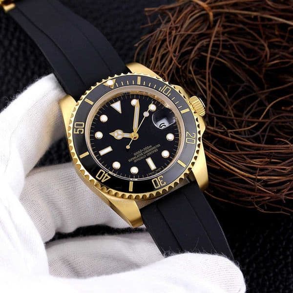 Luxury watches, high-quality watches Mechanical for Men with Super Strong Luminous Waterproof Gold Steel Band Name
