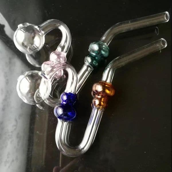 Glass Pipes Smoking Hand-blown Beautifully Handcrafted Smoking Pipe Smoke colored gourd snake pot