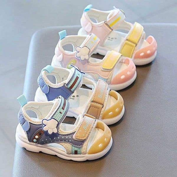 Baby Sandals 2025 Summer Childrens Functional Shoes Boys and Girls Toddler Closed-Toe Beach Shoes Walking Shoes S260410