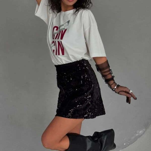 American Retro Simple Letters Women Printed T Shirt Ins Pure Cotton Trendy Couple Round Neck Strt Clothing Short Slved Tops T260410
