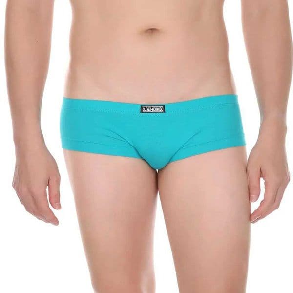 CLEVER-MENMODE Tight Short Panties Mens Sexy Low-Rise Cotton Mini Micorn Boxers Hot Ultra Short U Convex Underwear Z260411