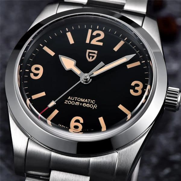 PAGANI N 36MM Men Automatic Mechanical Watches NH35 Sapphire Stainless Steel AR Coating 20Bar Clock Watch for Men 260410