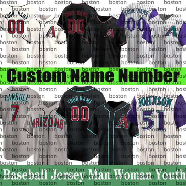 #4 Ketel Marte Diamondbackss jersey #7 Corbin Carroll jersey Gabriel Moreno Lourdes Gurriel Jr. Geraldo Perdomo Luis Gonzalez Josh Naylor Baseball Jerseys
