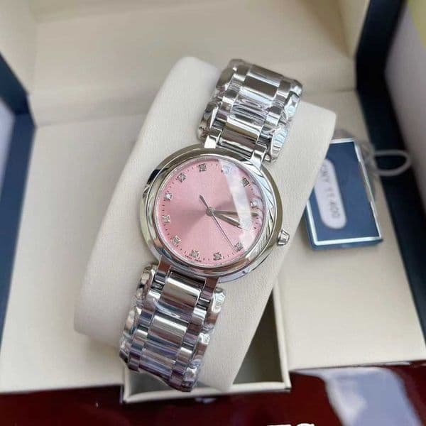 Luxury watches, high-quality watches Romantic Qinhuai Sakura Ice Blue Heart Moon Series Pink Dial Womens WatchVM31
