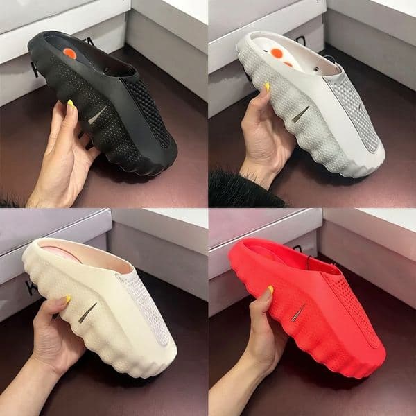 2026 New Mind 001 Slides Desginer Slippers New Tech Comfortable Sandals Light Bone White Solar Red Smoke Grey Kid Big Kids Mind001 Pregame Boy Girl Toddler Chil
